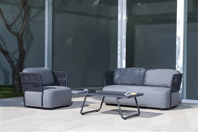 Aveline Lussu Handcrafted Ħabel Weave Sufan ta 'barra