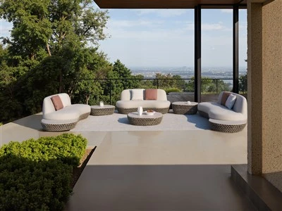 Zenith Kollha-Temp Minsuġ Ħabel Aluminju Patio Sufan