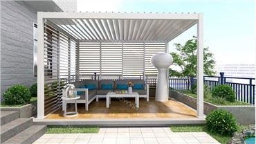 Pergola ritrattabbli 10x10