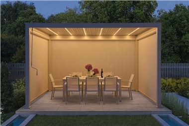 HOWVIN 6063 Aluminju Pergola Outdoor Garden Hotel Saqaf